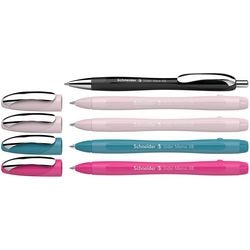 Schneider schrijfwaren schneider balpen - slider memo - doosje 4 + 1 gratis slider rave - s-150255