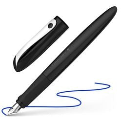 Schneider schrijfwaren vulpen schneider blauw wavy