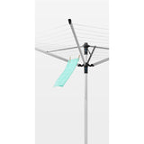 Brabantia lift-o-matic advance droogmolen - 50 m - met metalen grondanker, beschermhoes en wasknijpertasje - metallic grey