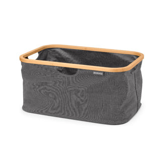 Brabantia wasmand opvouwbaar, 40l - pepper black