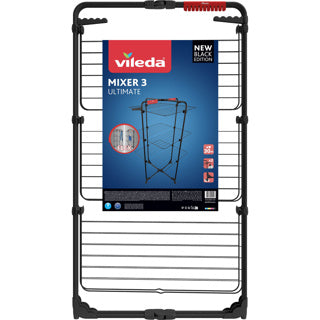 Vileda mixer 3 ultimate droogrek (black edition) - droogtoren - 30 m drooglengte - flexibel