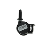 Mack by tente 1058961 - zwenkwiel met enkele wielrem vork pp, met klemhuls 40 mm | 5 stuks