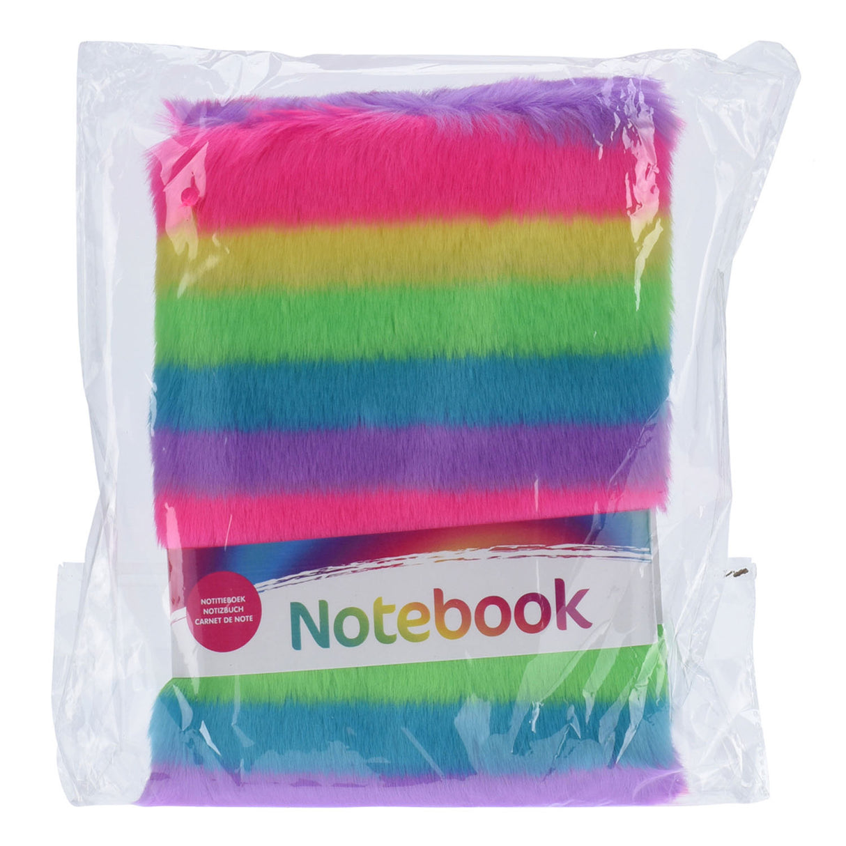 Notitieboek Regenboog Pluche