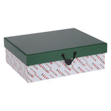 Koopman geschenkdozenset kerst cadeauverpakking karton set van 3 multicolor.