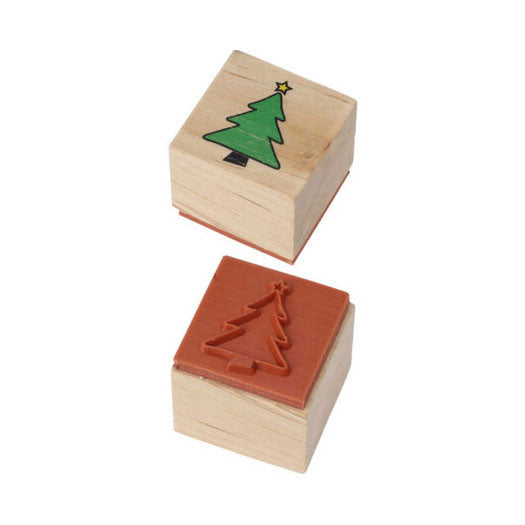 Houten Stempelset Kerst, 20dlg.