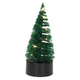 kerstboom glitter led, 10cm