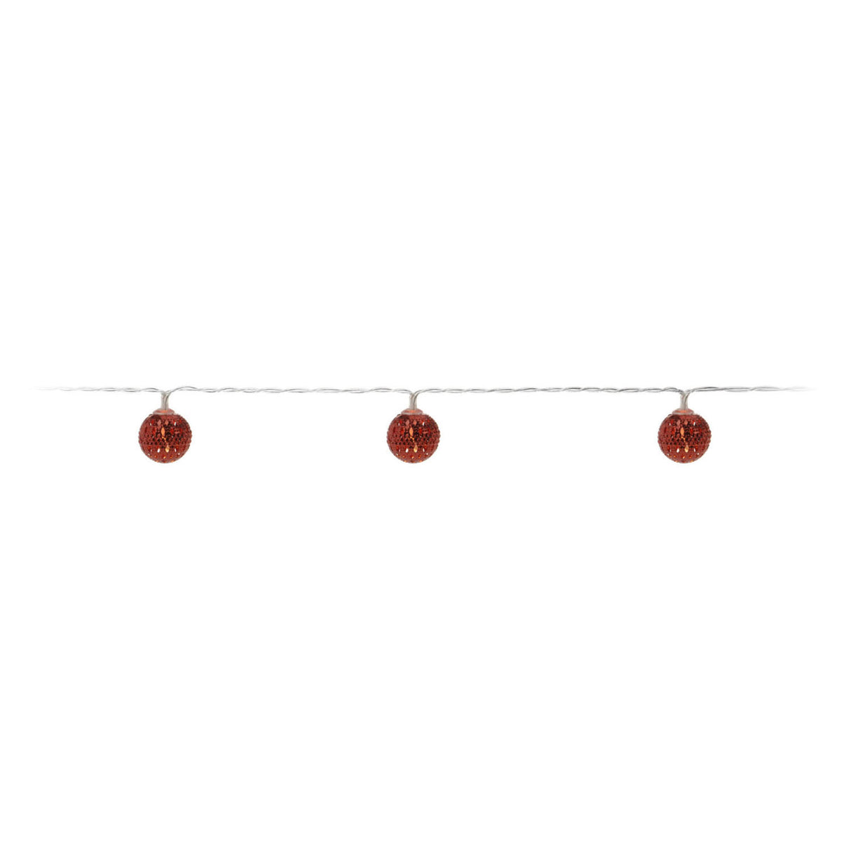 Lichtslinger led met metalen lampjes