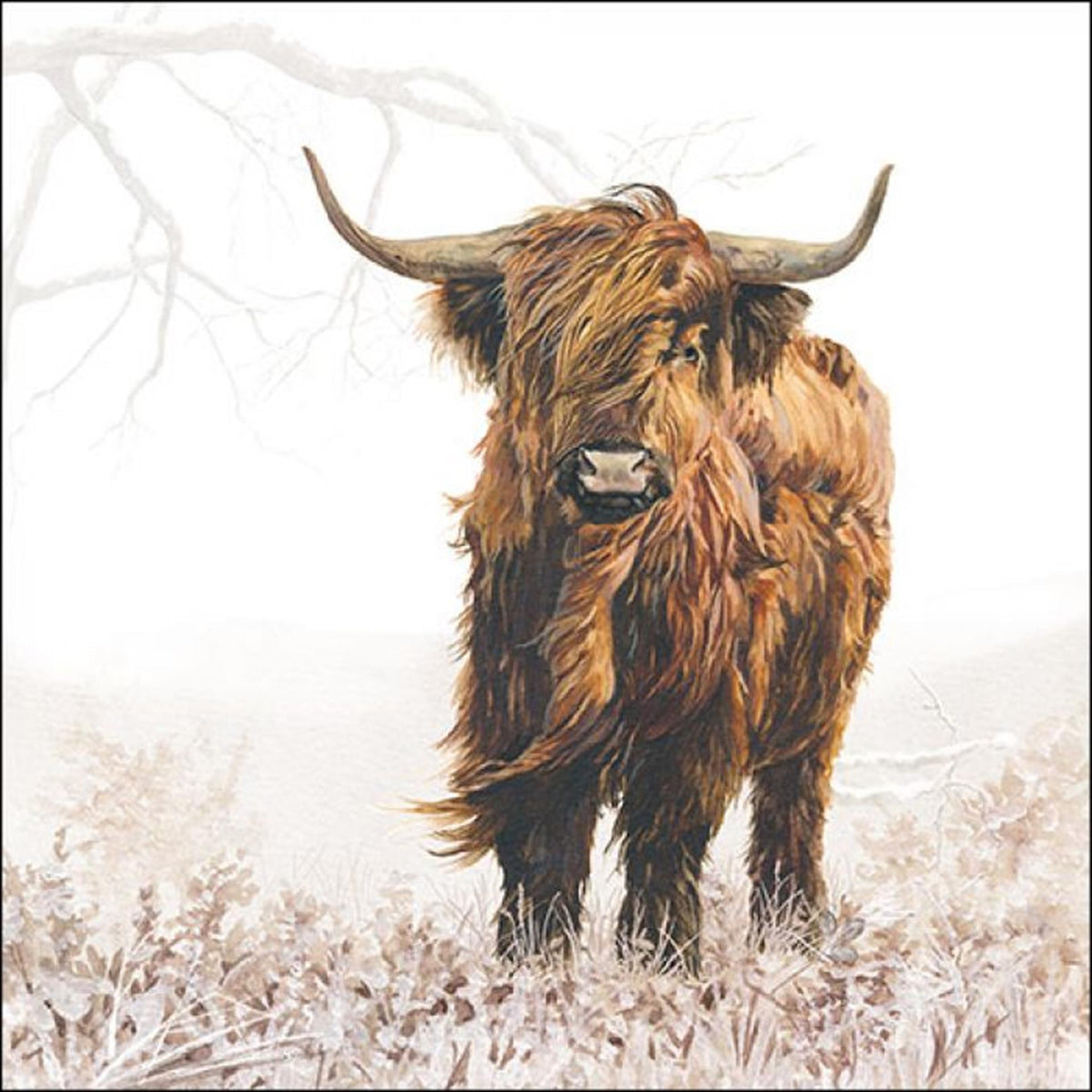 Ambiente servetten 33x33cm highlander 20 stuks