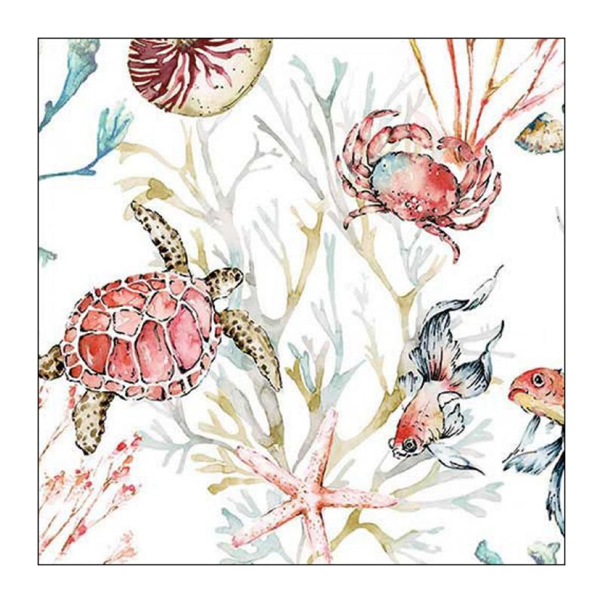 Ambiente servet 33 sea animals fsc mix
