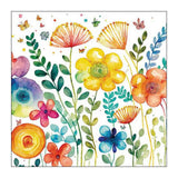 Ambiente servet 25 vibrant spring white