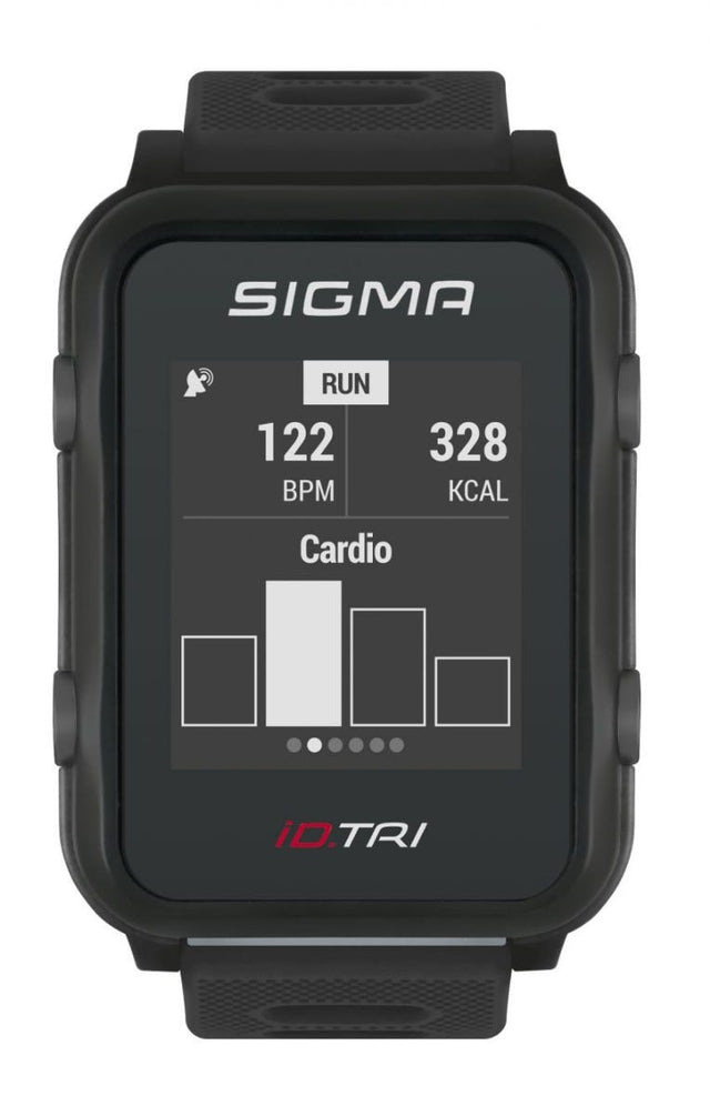 Sporthorloge Sigma iD.TRI Black Set