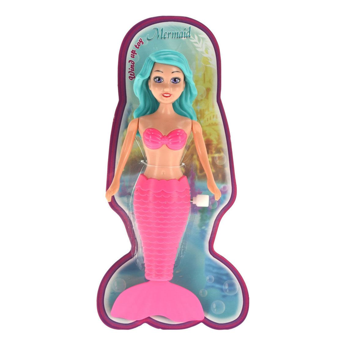 Zeemeermin opwindfiguur, 18cm