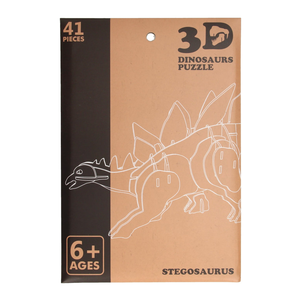 Houten 3d puzzel dinosaurus