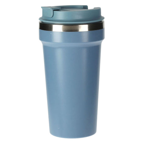 Koopman drinkbeker kleur 500ml - rvs binnenkant - kunststof buitenkant.