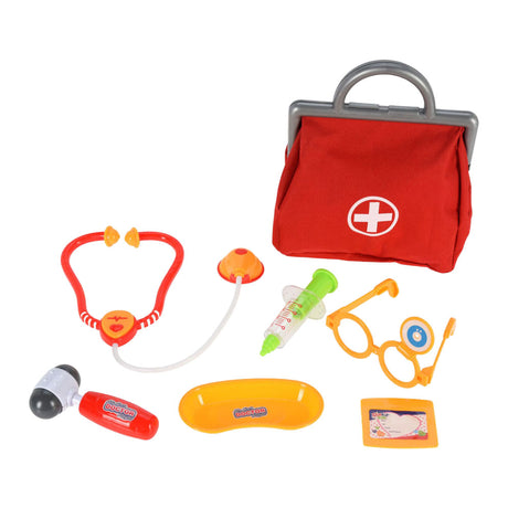 Dokter speelset met tas, 7dlg.