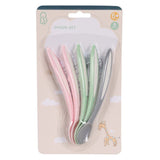 Set babylepels pastel, 5st.