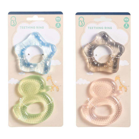 Baby bijtringen met gellaag, 2 stuks