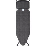 Brabantia strijkplank denim black c 124x45cm met stoomunithouder