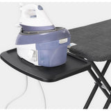 Brabantia strijkplank denim black c 124x45cm met stoomunithouder