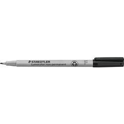 Staedtler viltstift lumocolor 316 non permanent f zwart - 10 stuks