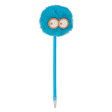 Balpen met pompom zwartschrijvend