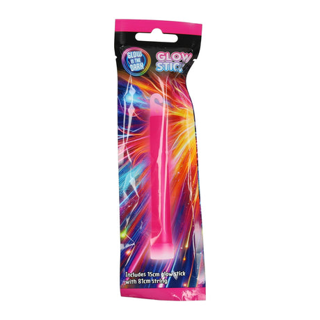 Glow in the dark staven 15 cm met koord