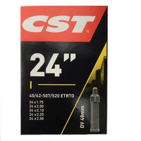 Cst binnenbanden 24x1.75 2.25 blitz lang ventiel 40mm = 47 62-507 520 dv 48mm 071003