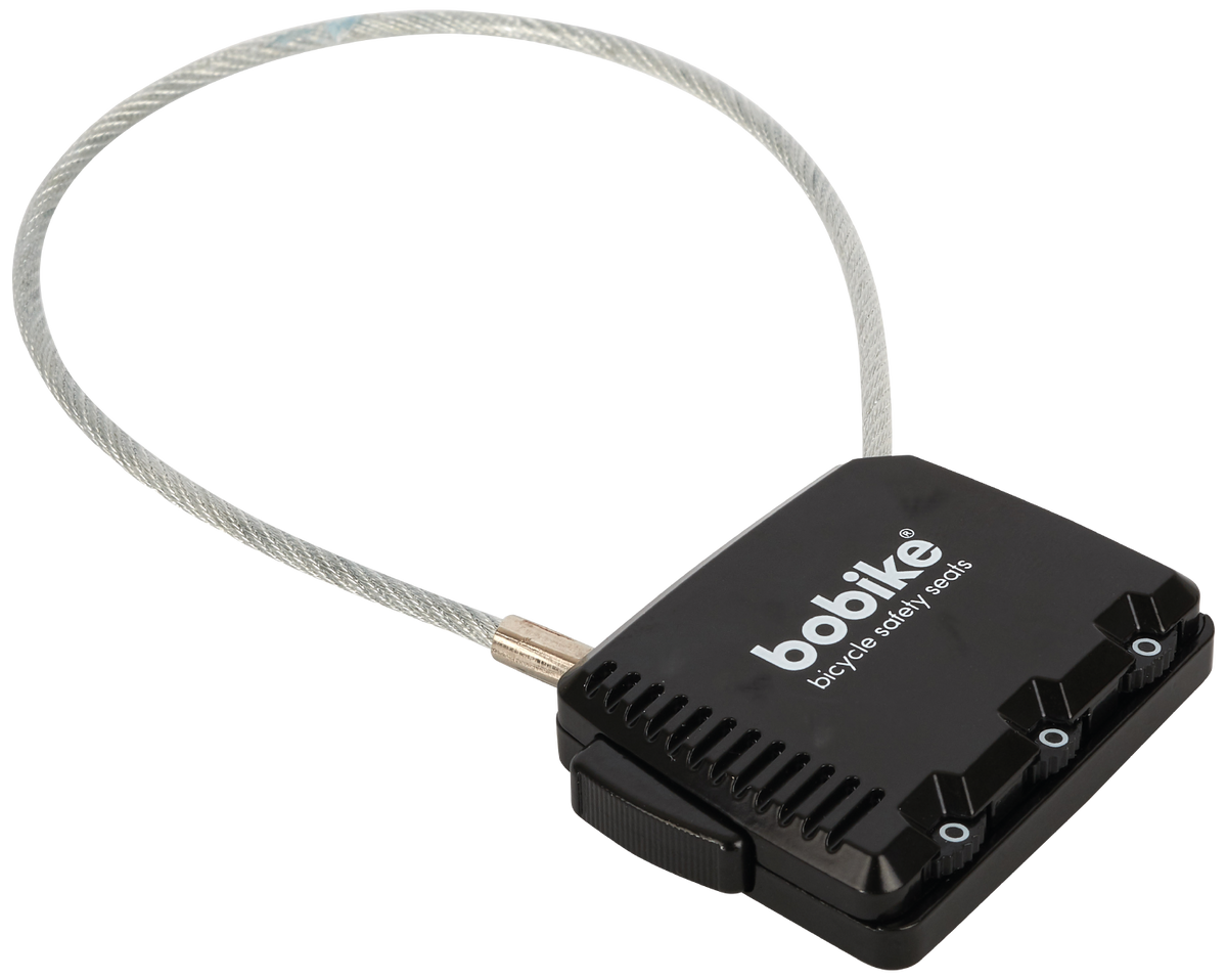 Bobike Mini Combinatieslot - zwart, 20cm