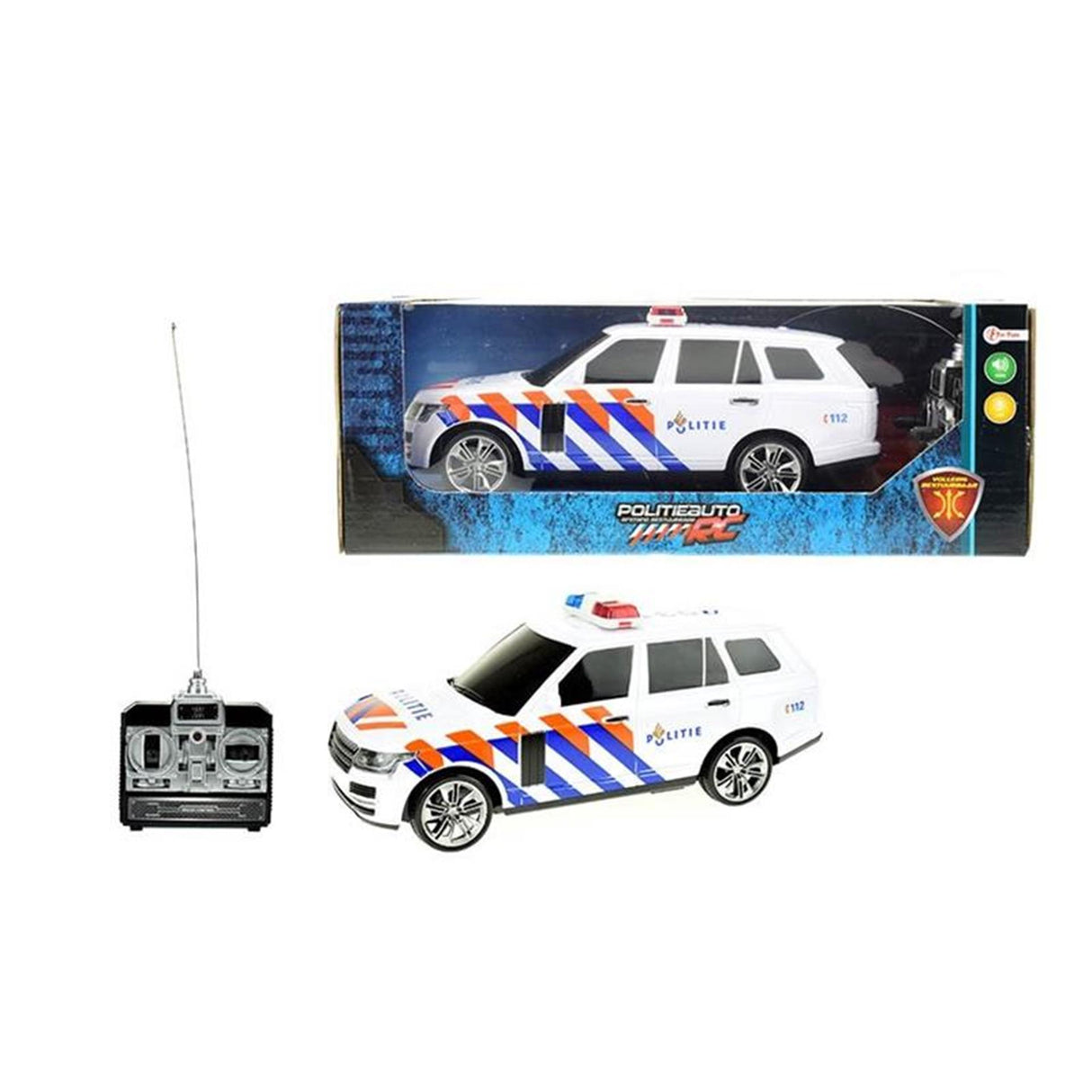 Toi-toys toi toys politieauto rc met licht geluid