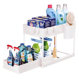 Nexxt multifunctioneel opbergrek wit | 2 stuks