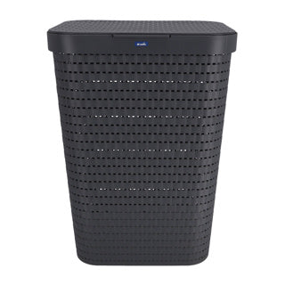 Rotho country wasmand 55l antraciet