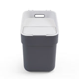 Curver ready to collect prullenbak - 20 liter - donkergrijs lichtgrijs
