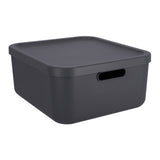 Rotho albula decoratie opbergbox 20l antraciet