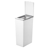 Eko - morandi touch 40 liter - plastic - wit - prullenbak