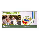 Bex sport bex cornhole family – amerikaans werpspel – bean bag spel – compacte cornhole set met 1 speelbord (60x30x7 cm) – inclusief 8 pittenzakken – vanaf 8 jaar