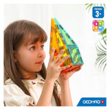 Geomag magnetisch speelgoed magnetic tiles gems 16 bouwset.