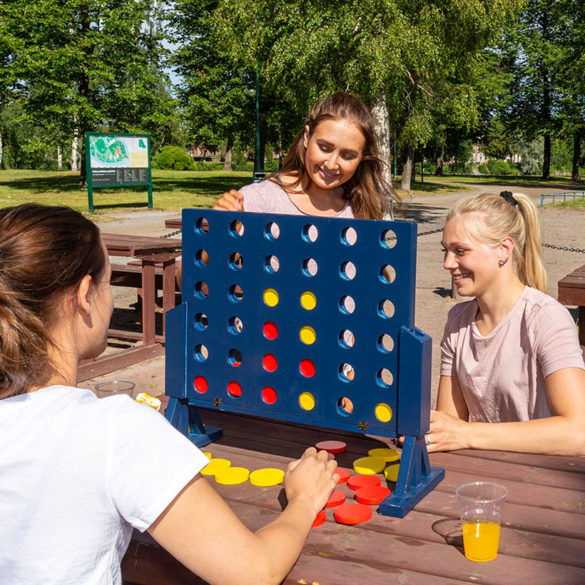 Tactic giga 4 in een rij houten spel xl