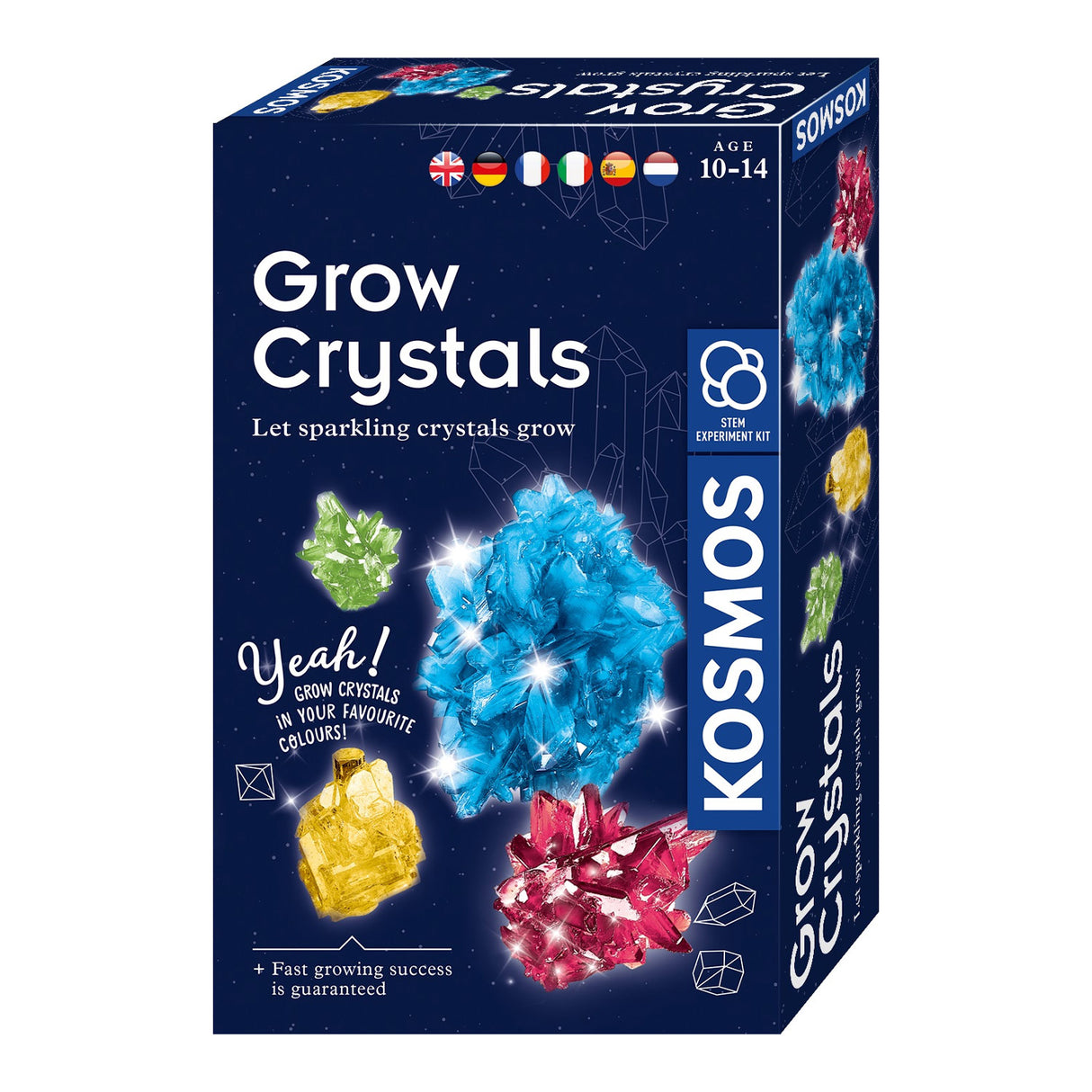 Kosmos groei je eigen kristallen