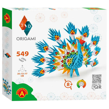 Alexander toys origami 3d - pauw, 549dlg.