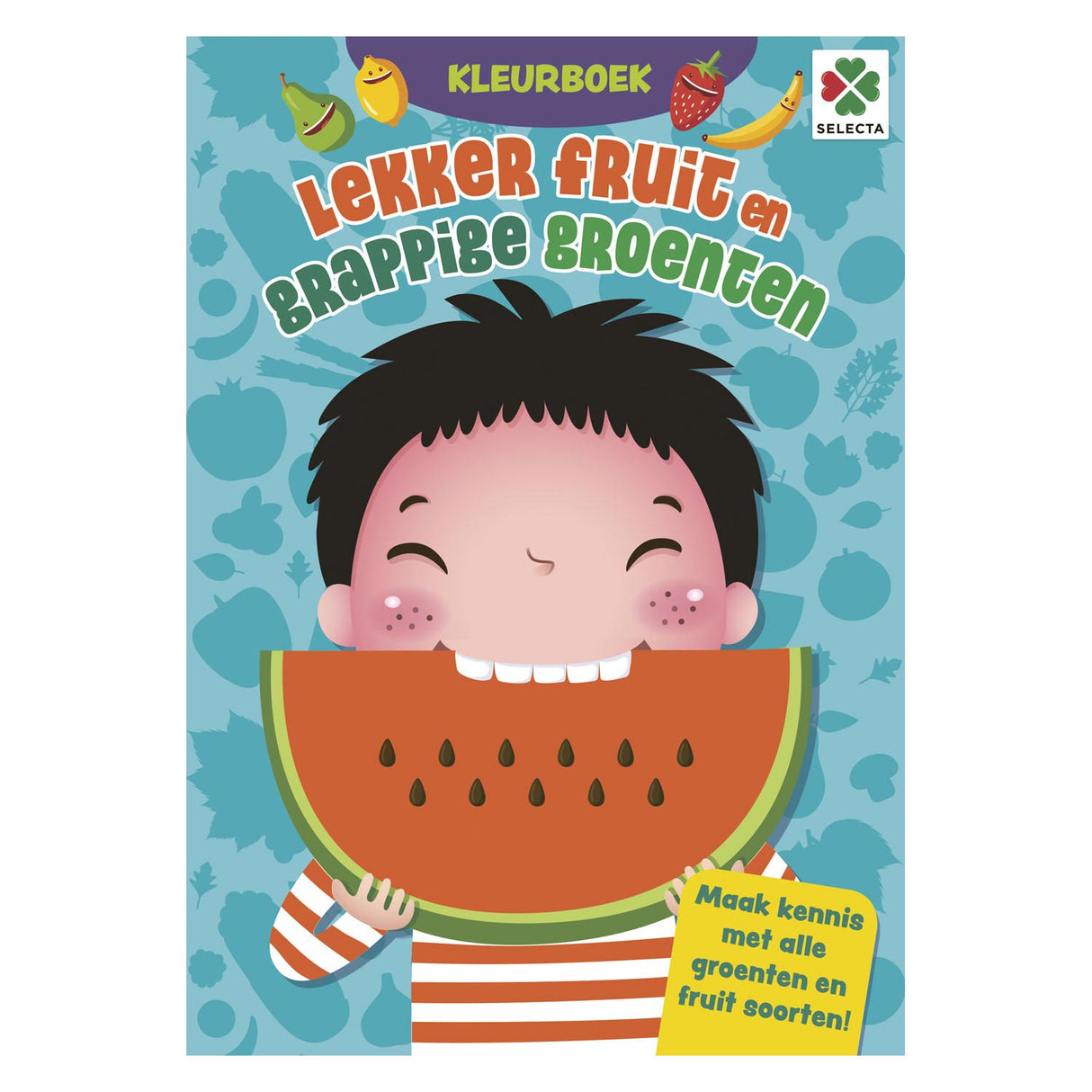 Selecta Kleurboek Lekkere Fruit en Grappige Groenten