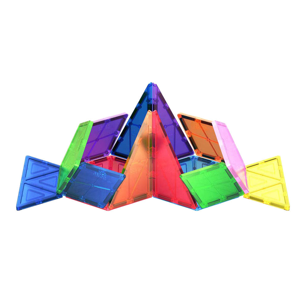 Picasso tiles tactic - constructiespeelgoed - magnetic tiles - magnetische tegels - geometry set - stem speelgoed - creatief bouwspeelgoed - 16-delig - vanaf 3 jaar