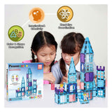 Picasso tiles tactic - constructiespeelgoed - magnetic tiles - magnetische tegels - winter thema - stem speelgoed - creatief bouwspeelgoed - 72-delig - vanaf 3 jaar