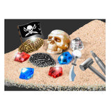 Kosmos dig out pirate treasure – experimenteerset – graaf je eigen piratenschat op – inclusief goudstukken, edelstenen en schatkaart – piratenschat opgraven
