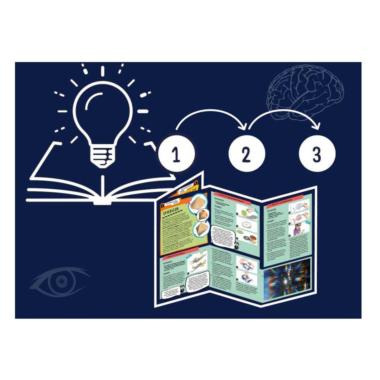 Kosmos brain tricks – experimenteerset – ontdek optische illusies en hersenbrekers – inclusief 3d-bril en spiegels – hersenbrekers