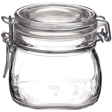 Rocco bormioli bormioli weckpot inmaakpot vierkant 0,5ltr fido pak a 6 st