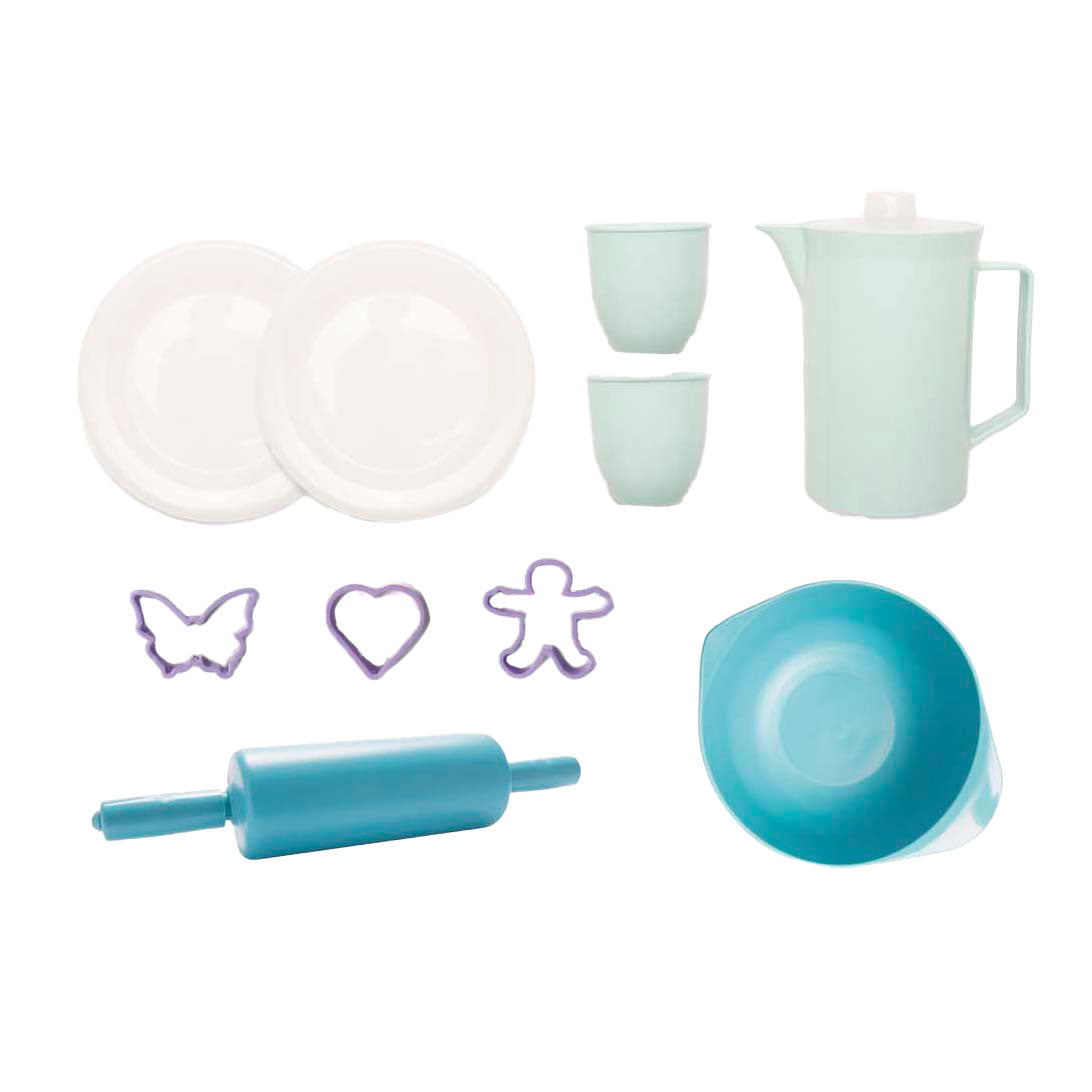 Dantoy koffie en bakset - kleurrijk speelgoed keukenset voor kinderen.