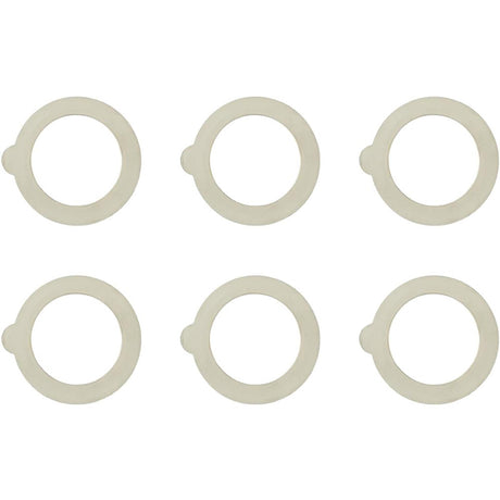 Bormioli rocco fido weckpotring rond rubber 90 mm 6 stuks voor inmaakpot