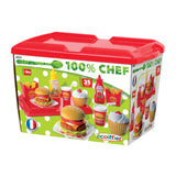 Ecoiffier 100% Chef Hamburgerset 25dlg.