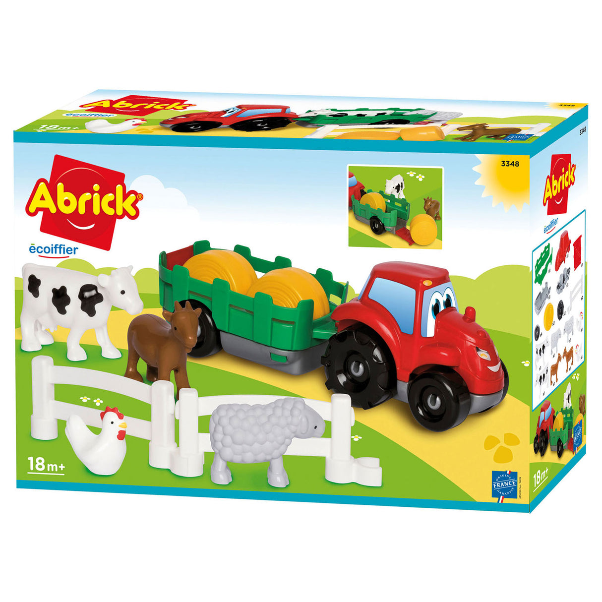 Abri Traktor mat Trailer