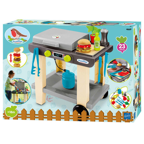 Ecoffier ecoiffier – plancha speelbarbecue – 18 mnd – 2 wielen